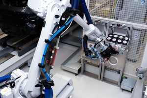 Polierschwammwechsel Automatisches Finish